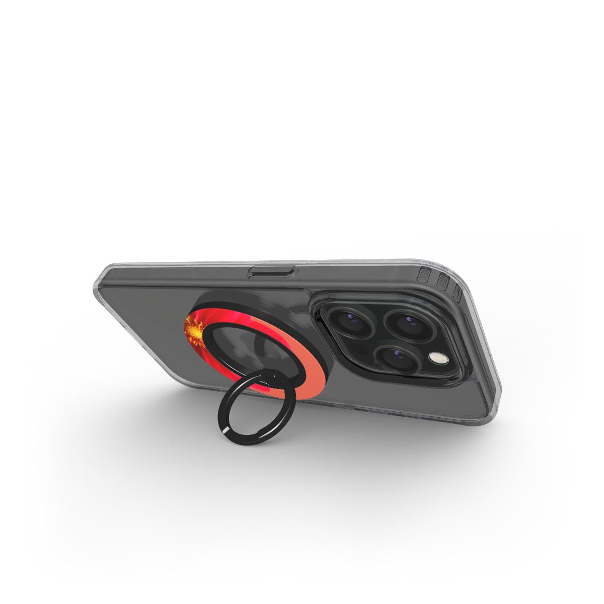 Dėklas MagSafe žiedas Double Red