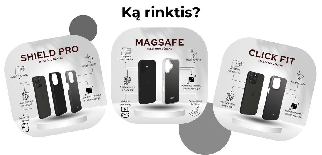 Kaip išsirinkti telefono dėklą?